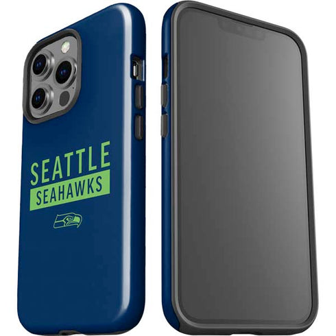 NFL Seattle Seahawks Blue Performance Series iPhone 15 Pro Impact Case