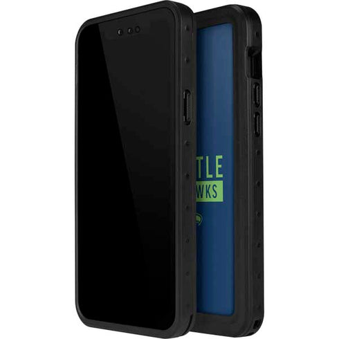 NFL Seattle Seahawks Blue Performance Series iPhone 15 Pro Waterproof Case