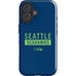 NFL Seattle Seahawks Blue Performance Series iPhone 16 Impact Case