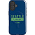 NFL Seattle Seahawks Blue Performance Series iPhone 16 Magsafe Impact Case