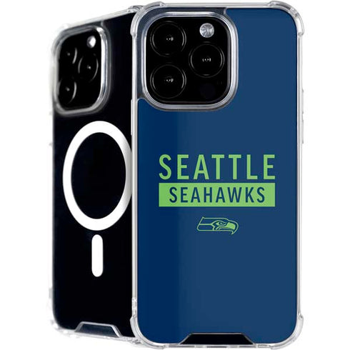 NFL Seattle Seahawks Blue Performance Series iPhone 16 Pro Max MagSafe Case