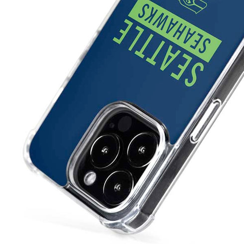 NFL Seattle Seahawks Blue Performance Series iPhone 16 Pro Max MagSafe Case