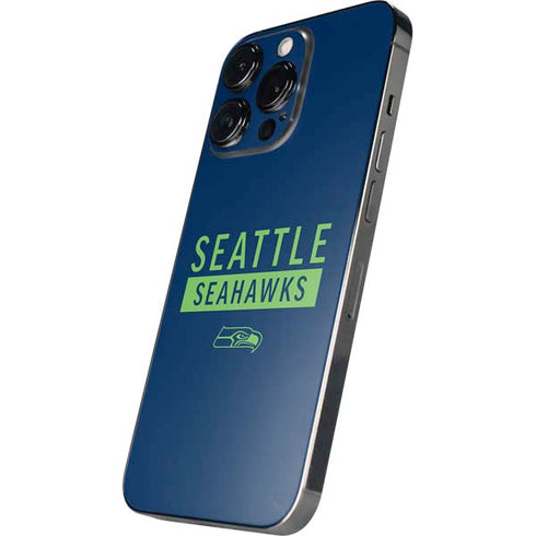 NFL Seattle Seahawks Blue Performance Series iPhone 16 Pro Max Skin
