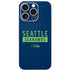 NFL Seattle Seahawks Blue Performance Series iPhone 16 Pro Skin