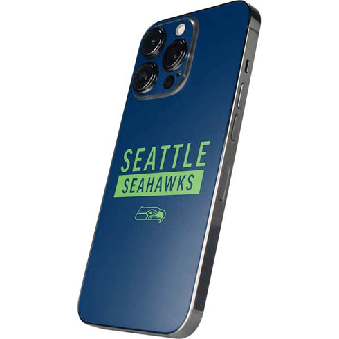 NFL Seattle Seahawks Blue Performance Series iPhone 16 Pro Skin