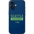 NFL Seattle Seahawks Blue Performance Series iPhone 16 Skin