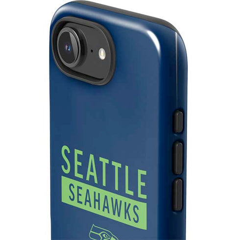 NFL Seattle Seahawks Blue Performance Series iPhone 16e Impact Case