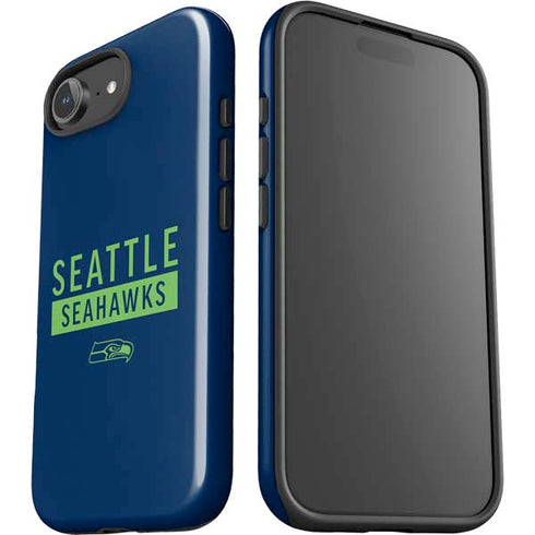 NFL Seattle Seahawks Blue Performance Series iPhone 16e Impact Case