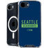 NFL Seattle Seahawks Blue Performance Series iPhone 16e MagSafe Case