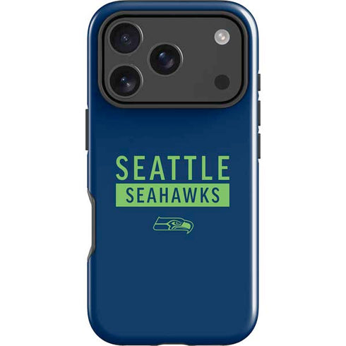 NFL Seattle Seahawks Blue Performance Series iPhone 18 Pro Impact Case