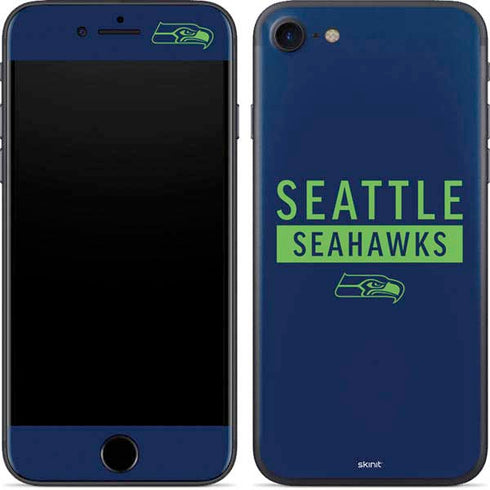 NFL Seattle Seahawks Blue Performance Series iPhone 8 Skin