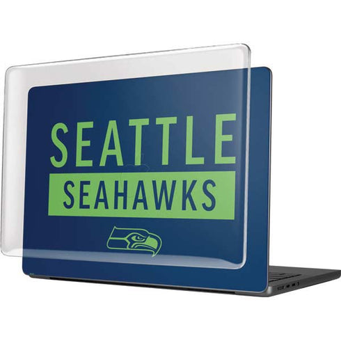 NFL Seattle Seahawks Blue Performance Series MacBook Pro 14in (2021-24) Case plus Skin
