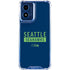 NFL Seattle Seahawks Blue Performance Series Moto G Play 4G (2024) Clear Case