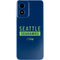 NFL Seattle Seahawks Blue Performance Series Moto G Play 4G (2024) Skin
