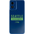 NFL Seattle Seahawks Blue Performance Series Moto G Play 4G (2024) Skin