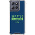 NFL Seattle Seahawks Blue Performance Series Moto G Play 5G (2025) Clear Case