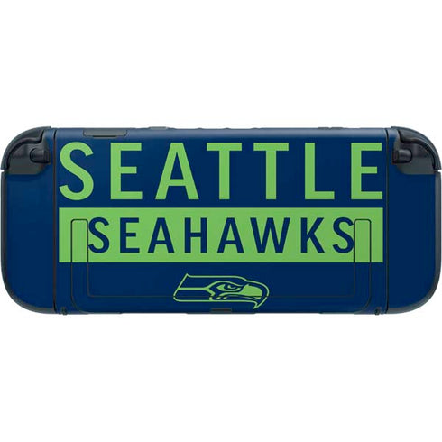 NFL Seattle Seahawks Blue Performance Series Nintendo Switch 2 (2025) with Joy-Con Skin