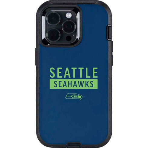 NFL Seattle Seahawks Blue Performance Series Otterbox Defender iPhone Skin