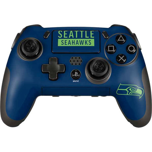 NFL Seattle Seahawks Blue Performance Series PlayStation Scuf Vantage 2 Controller Skin