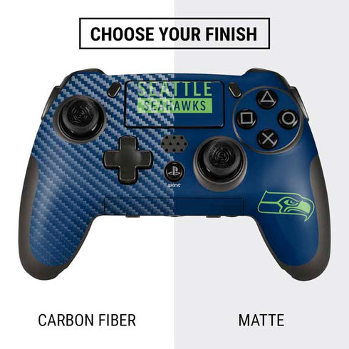 NFL Seattle Seahawks Blue Performance Series PlayStation Scuf Vantage 2 Controller Skin