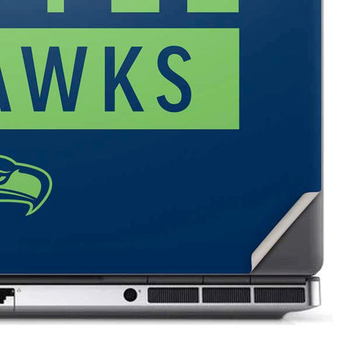NFL Seattle Seahawks Blue Performance Series Dell Precision Skin