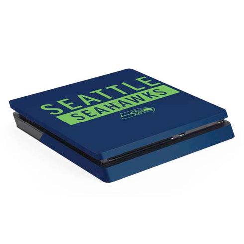 NFL Seattle Seahawks Blue Performance Series PlayStation PS4 Skins