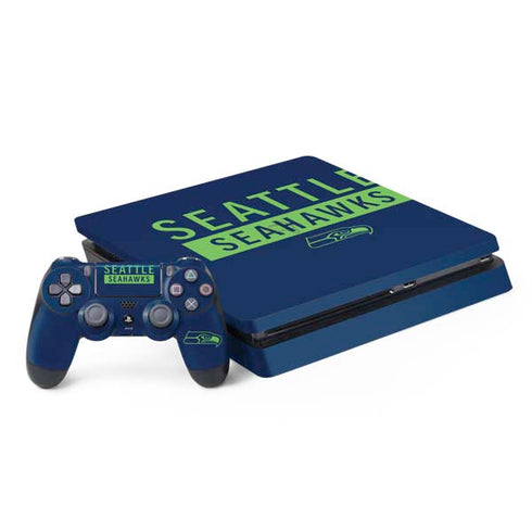 NFL Seattle Seahawks Blue Performance Series PlayStation PS4 Skins