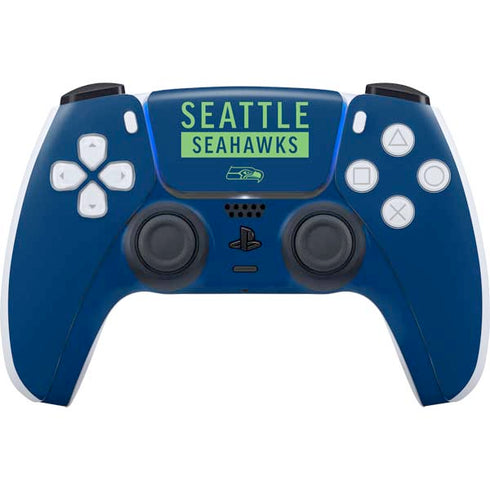 NFL Seattle Seahawks Blue Performance Series PlayStation PS5 Skins