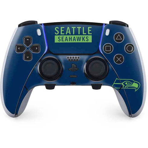 NFL Seattle Seahawks Blue Performance Series PlayStation PS5 Skins