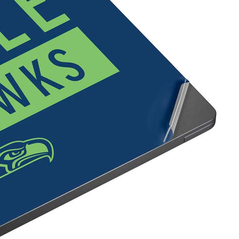 NFL Seattle Seahawks Blue Performance Series Surface Laptop 7 15in Skin