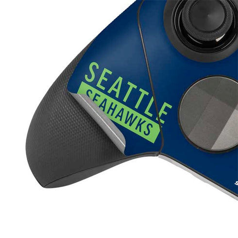 NFL Seattle Seahawks Blue Performance Series Xbox Elite Wireless Controller Series 2 Skin