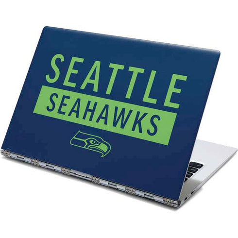 NFL Seattle Seahawks Blue Performance Series Yoga 910 2-in-1 14in Touch-Screen Skin