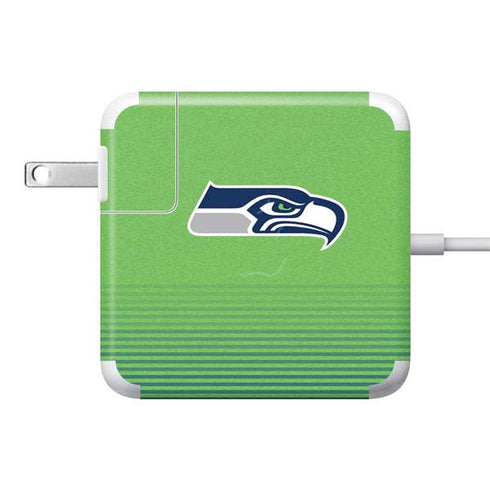 NFL Seattle Seahawks Breakaway 85W Power Adapter (15 and 17 inch MacBook Pro Charger) Skin