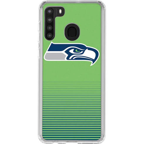 NFL Seattle Seahawks Breakaway Galaxy A21 Clear Case