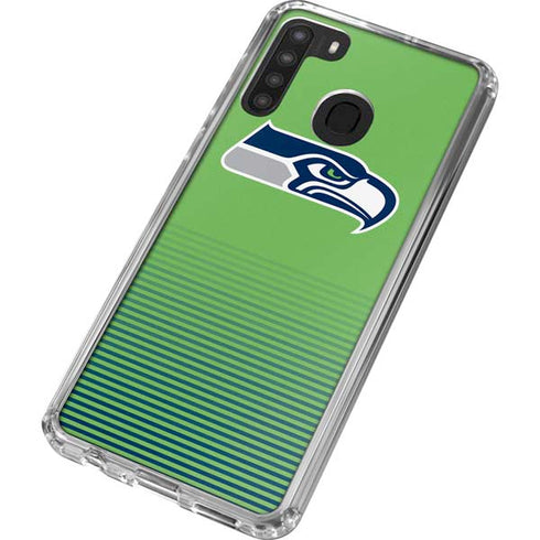 NFL Seattle Seahawks Breakaway Galaxy A21 Clear Case