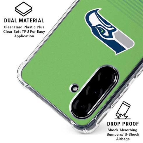 NFL Seattle Seahawks Breakaway Galaxy A36 5G Clear Case