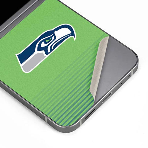NFL Seattle Seahawks Breakaway Galaxy Z Flip6 Skin