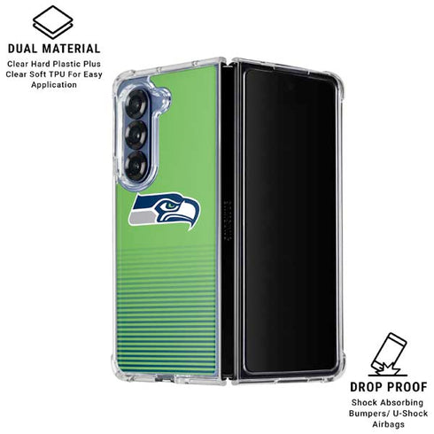 NFL Seattle Seahawks Breakaway Galaxy Z Fold6 Clear Case