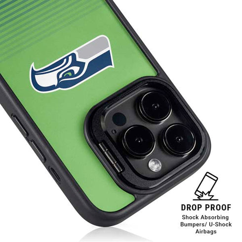 NFL Seattle Seahawks Breakaway iPhone 15 Pro Max Kickstand Case