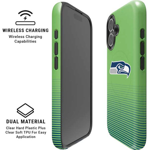 NFL Seattle Seahawks Breakaway iPhone 16 Magsafe Impact Case