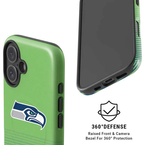 NFL Seattle Seahawks Breakaway iPhone 16 Plus Magsafe Impact Case