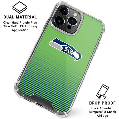 NFL Seattle Seahawks Breakaway iPhone 16 Pro Clear Case