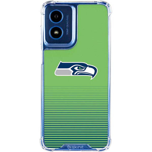 NFL Seattle Seahawks Breakaway Moto G Play 4G (2024) Clear Case