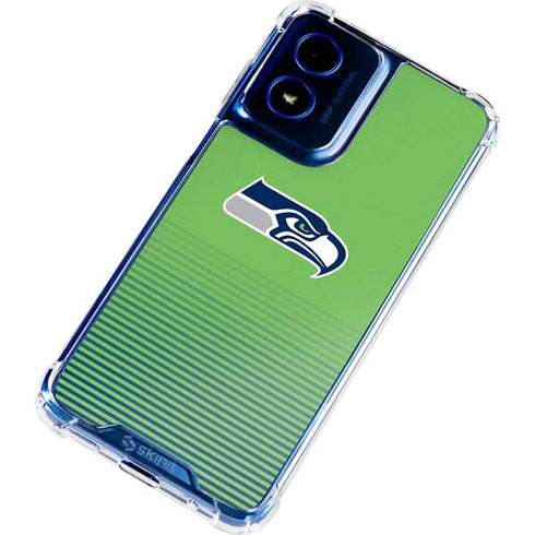 NFL Seattle Seahawks Breakaway Moto G Play 4G (2024) Clear Case