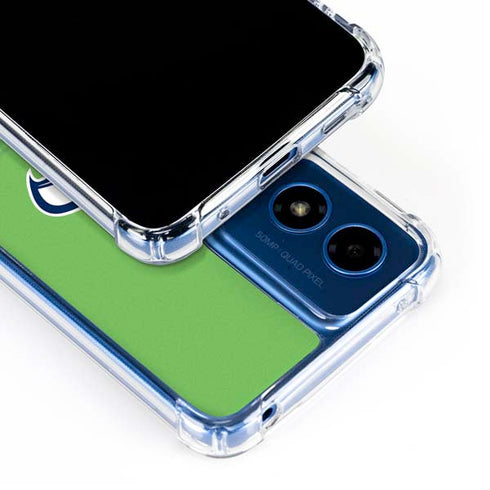 NFL Seattle Seahawks Breakaway Moto G Play 4G (2024) Clear Case