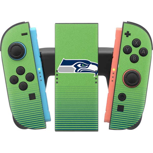 NFL Seattle Seahawks Breakaway Nintendo Switch 2 (2025) Joy-Con Controller Skin