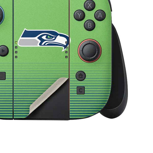 NFL Seattle Seahawks Breakaway Nintendo Switch 2 (2025) Joy-Con Controller Skin