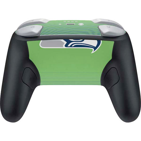 NFL Seattle Seahawks Breakaway Nintendo Switch 2 (2025) Pro Controller Skin