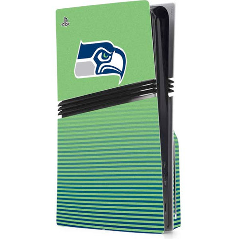 NFL Seattle Seahawks Breakaway PS5 Pro Disk Console Skin