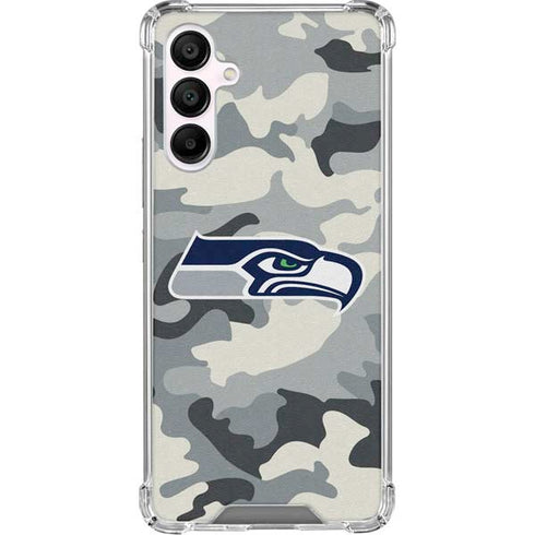 NFL Seattle Seahawks Camo Galaxy A16 5G Clear Case